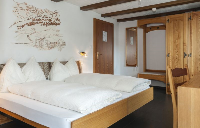 Doppelzimmer Süd Nr. 13 Hotel Tenne Saas-Fee