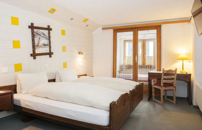 Doppelzimmer Süd Nr. 15 Hotel Tenne Saas-Fee