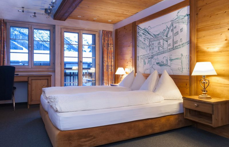 Doppelzimmer Süd Nr. 26 Hotel Tenne Saas-Fee