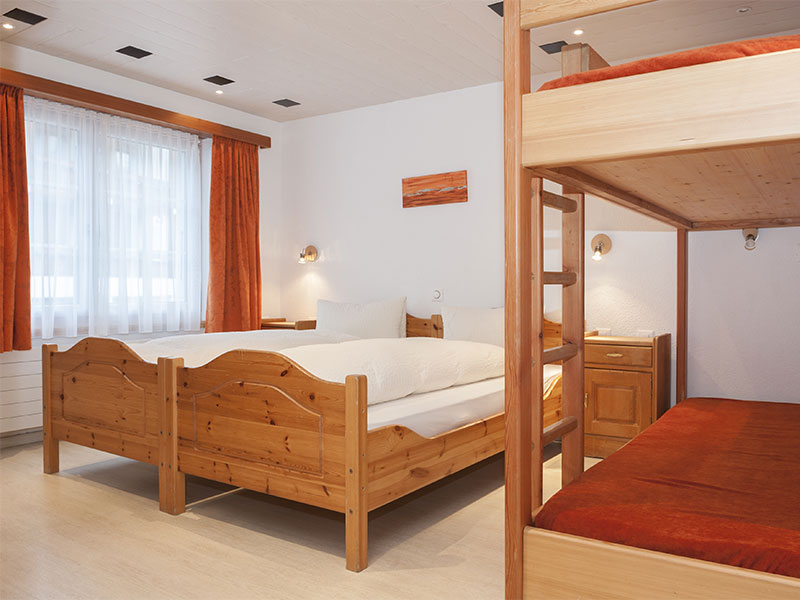 Familienzimmer Hotel Tenne Saas-Fee